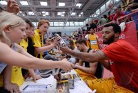 Basketball 1. Bundesliga  13/14  Walter Tigers Tuebingen - Phoenix Hagen