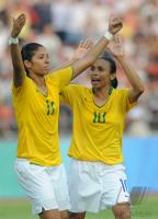 FUSSBALL  Olympia 2008   Vorrunde  Frauen   Nigeria - Brasilien