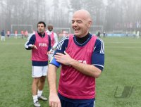 FIFA Praesident Gianni Infantino (Schweiz) erster Tag im Home of Fifa