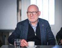 Buendnis 90 / Die Gruenen, Wahlkampf Landtagswahl Baden - Wuerttemberg, Verkehrsminister Winfried Hermann