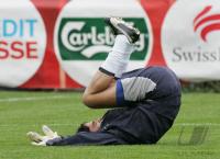 Fussball WM Quali 2006 Training Schweizer Nationalmannschaft