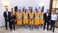 Basketball 1. Bundesliga 15/16  Teamvorstellung Walter Tigers Tuebingen
