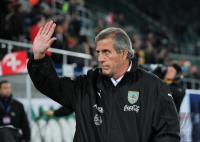 Fussball International:  Schweiz - Uruguay; URU Trainer TABAREZ