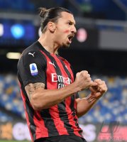 FUSSBALL SERIE A 2020/2021: JUBEL Zlatan Ibrahimovic (AC Mailand)