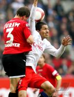 Fussball, 1. Bundesliga: Hamburg - Hannover