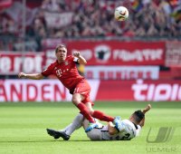 Fussball 1. Bundesliga Saison 15/16: FC Bayern Muenchen -  Eintracht Frankfurt
