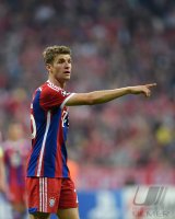 Fussball CHL  Saison 2014/2015: Thomas Mueller (FC Bayern Muenchen)