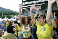 Fussball WM 2006: Trainingsspiel Brasilien-Fluminense Football Club