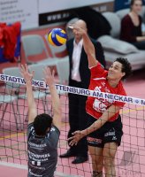 Volleyball  1. Bundesliga  14/15:  TV Rottenburg - Netzhoppers KW-Bestensee