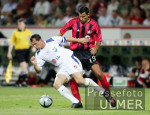 Fussball UCL: Leverkusen - Banik, Zweikampf