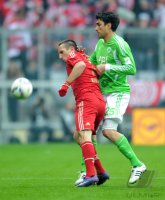 Fussball 1. Bundesliga, Saison 2011/2012:  FC Bayern Muenchen - VfL Wolfsburg