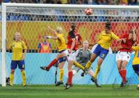FUSSBALL  Olympia 2008   Viertelfinale  Frauen   Schweden - Deutschland