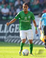 Fussball 1. Bundesliga, Saison 2011/2012: Werder Bremen, WESLEY am  Ball
