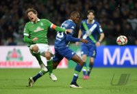 Fussball, 1. Bundesliga  Saison 2014/2015: SV Werder Bremen - VfL Wolfsburg