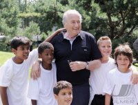 Fussball  International: FIFA Praesident Joseph S. Blatter (Schweiz)