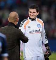 FUSSBALL 1. Bundesliga 2014/2015:  FC Bayern Muenchen - Paulaner Traumelf