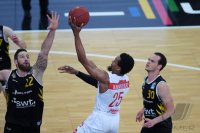 Basketball 1. Bundesliga 17/18 Hauptrunde: Walter Tigers Tuebingen - s.Oliver Wuerzburg
