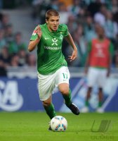 Fussball 1. Bundesliga, Saison 2011/2012: Werder Bremen, IGNJOVSKI am Ball