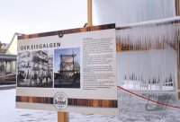 Ein Eisgalgen bei der Brauerei Schimpf in Neustetten - Remmingsheim