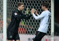 Fussball, 1. Bundesliga  Saison 2014/2015: SV Werder Bremen - Hannover 96