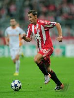 Fussball Champions League  Saison 2010/2011: Miroslav Klose (FC Bayern Muenchen)