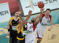1. Basketball Bundesliga  08/09   Walter Tigers Tuebingen  - LiT Giesser 46 ers