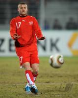 FUSSBALL LAENDERSPIEL U20: Schweiz, AVANZINI Einzelaktion