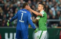 Fussball, 1. Bundesliga  Saison 2014/2015: Werder Bremen - FC Augsburg