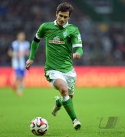 Fussball, 1. Bundesliga  Saison 2014/2015: Werder Bremen - Hertha BSC Berlin