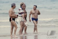 Fussball  WM 1982:  Rummenigge am Strand von Gijon