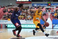 Basketball 1. Bundesliga 15/16 Hauptrunde: Walter Tigers Tuebingen - Eisbaeren Bremerhaven
