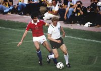 Fussball EM 1980: Ondrus, Rummenigge