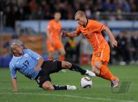 FUSSBALL WM 2010, HALBFINALE:  Uruguay - Niederlande