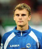 Fussball International  U 21 Laenderspiel: Nemanja Bilbija (Bosnien und Herzegowina)