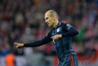 FUSSBALL  CHL  Saison 2013/2014: JUBEL Arjen Robben (FC Bayern Muenchen)