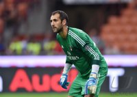 Fussball International Serie A 14/15: Torwart Diego Lopez (AC Mailand)