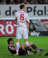 Fussball 1. Bundesliga  Saison 2010/2011: 1. FC Kaiserslautern - VfB Stuttgart