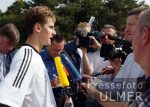 Training der Nationalmannschaft, Klose gibt Interviews
