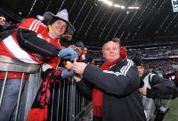 Fussball 1. Bundesliga : FCB Praesident Uli Hoeness