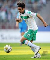 FUSSBALL 1. BUNDESLIGA: Werder Bremen, PIZARRO Einzelaktion
