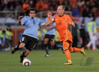 FUSSBALL WM 2010, HALBFINALE:  Uruguay - Niederlande
