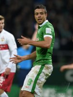 Fussball, 1. Bundesliga  Saison 2014/2015: SV Werder Bremen - VfB Stuttgart