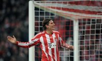 Fussball 1. Bundesliga  Saison 2010/2011: JUBEL Mario Gomez (FC Bayern Muenchen)