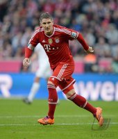 Fussball  1. Bundesliga  13/14: Bastian Schweinsteiger (FC Bayern Muenchen)