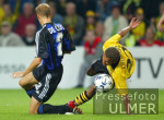 Fussball UCL-Quali: Dortmund - Bruegge, Zweikampf