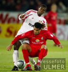 FUSSBALL 1. Bundesliga  Spielszene  Freiburg - Leverkusen
