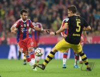 Fussball 1. Bundesliga Saison 14/15: FC Bayern Muenchen - Borussia Dortmund