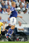 Fussball 1. Bundesliga: Schalke, HANKE Einzelaktion