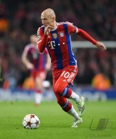 Fussball CHL  Saison 2014/2015: Arjen Robben (FC Bayern Muenchen)