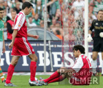 Fussball 1. Bundesliga: Bayern - Bremen, MAKAAY und BALLACK enttaeuscht
